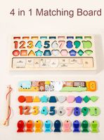 Neu Montessori Toy – Shape, Number, Fishing & Animals