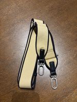 Taschenriemen beige schwarz verstellbar guter Zustand