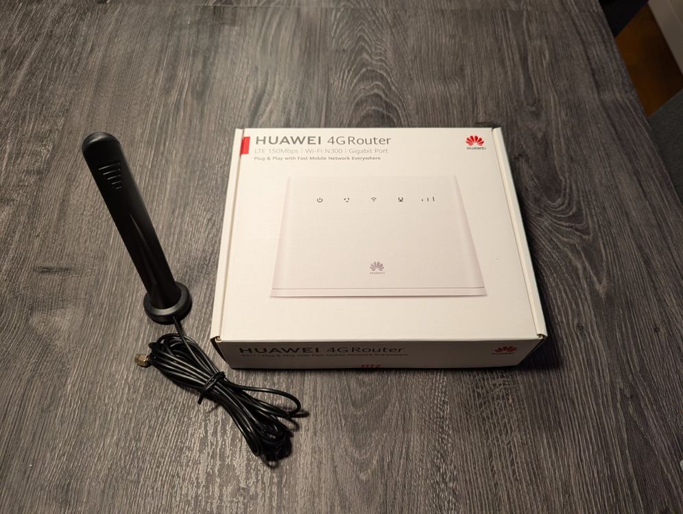 Huawei (4G / LTE / SIM) Router Modem mit Garantie & Antenne (Neu ...