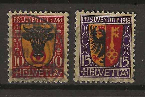 Tous les timbres: PJ018 - Pro Juventute 1918 obl. – D'occasion à Trélex par Phil_Albert