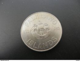 Falkland Islands 50 Pence 1983 - 150 Jahre UK Herrschaft