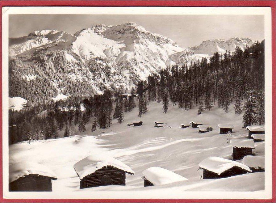 Cartoline postali: FUBS BEI TSCHIERTSCHEN 1959 – Usato da Grüningen venduto da Kartenlaube