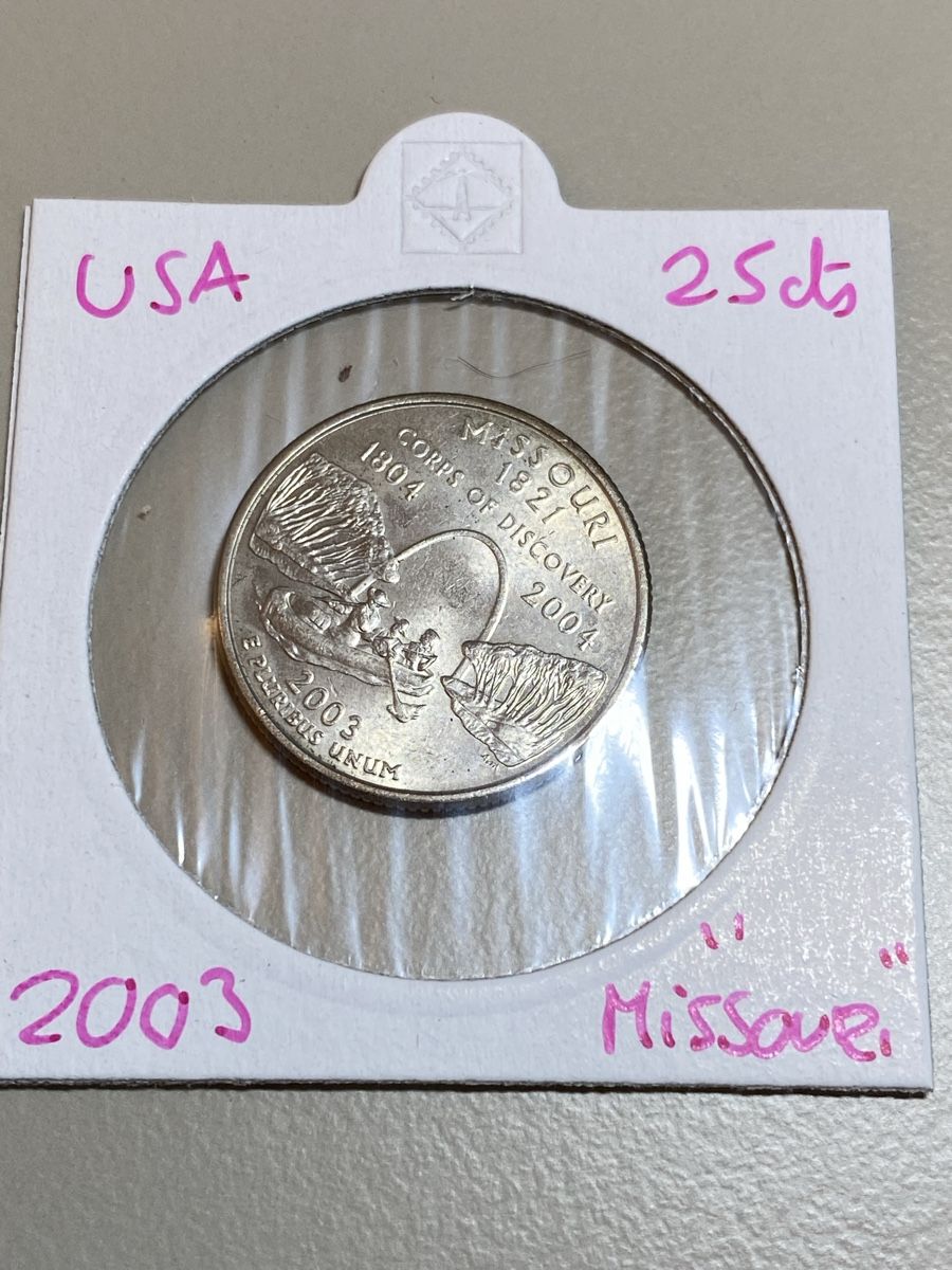 Alle Münzen: USA - 25 cents - 2003 - Missouri  – Gebraucht aus Payerne von Mike1682