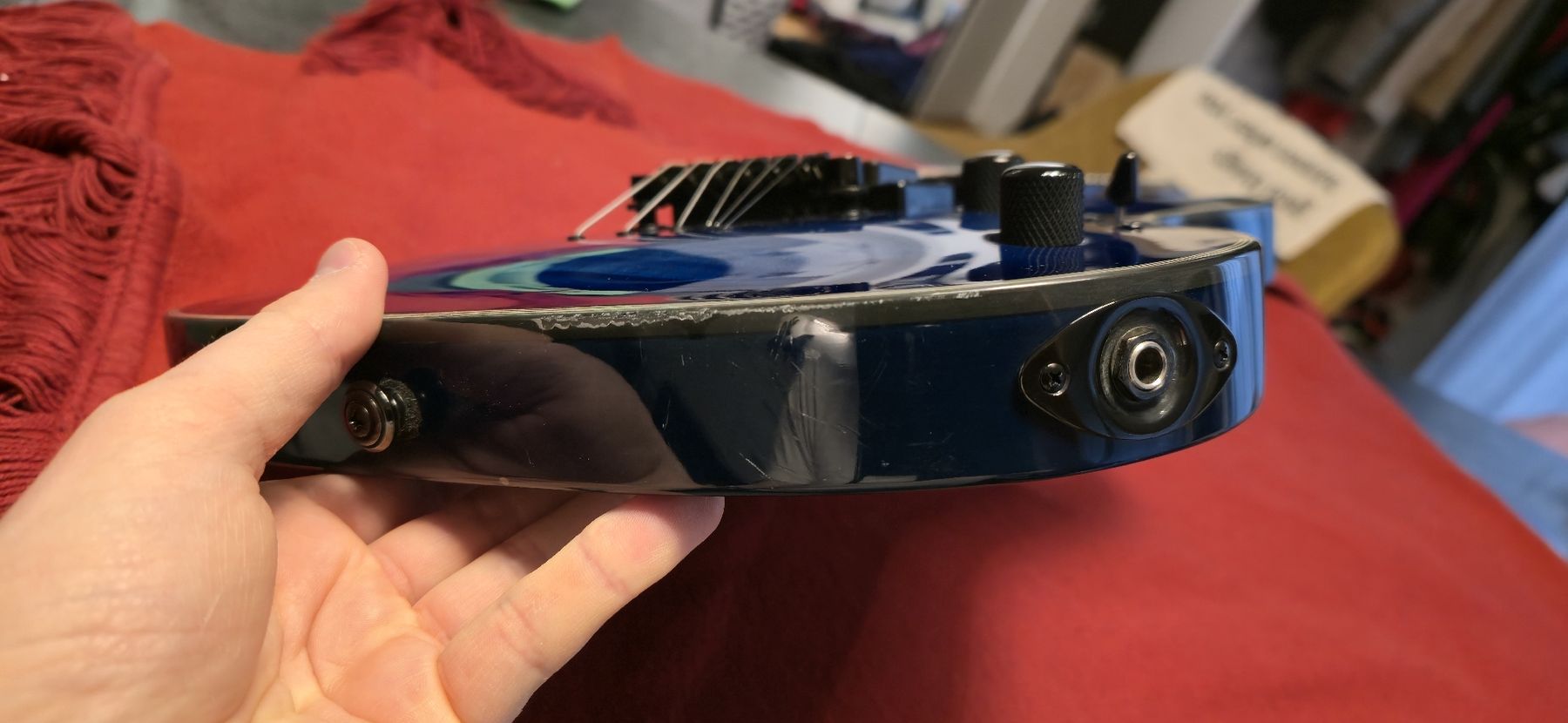 Strumenti musicali: Dean Guitars 450 Blue Flame Top EMG – Usato da Adliswil venduto da ROBIN1_SCHERER 7