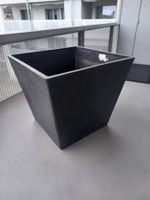 Blumentopf Ecopots grau