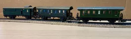 Märklin H0 Blech Personenwagen Set 3-teilig Vintage