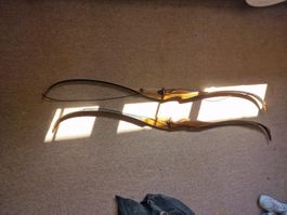2x Recurve Bögen X-200 USA 50 und 40 lbs