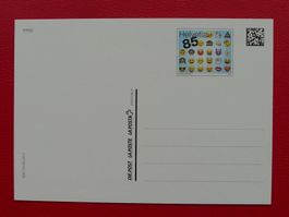2017, Emoji, saubere neuwertige Postkarte