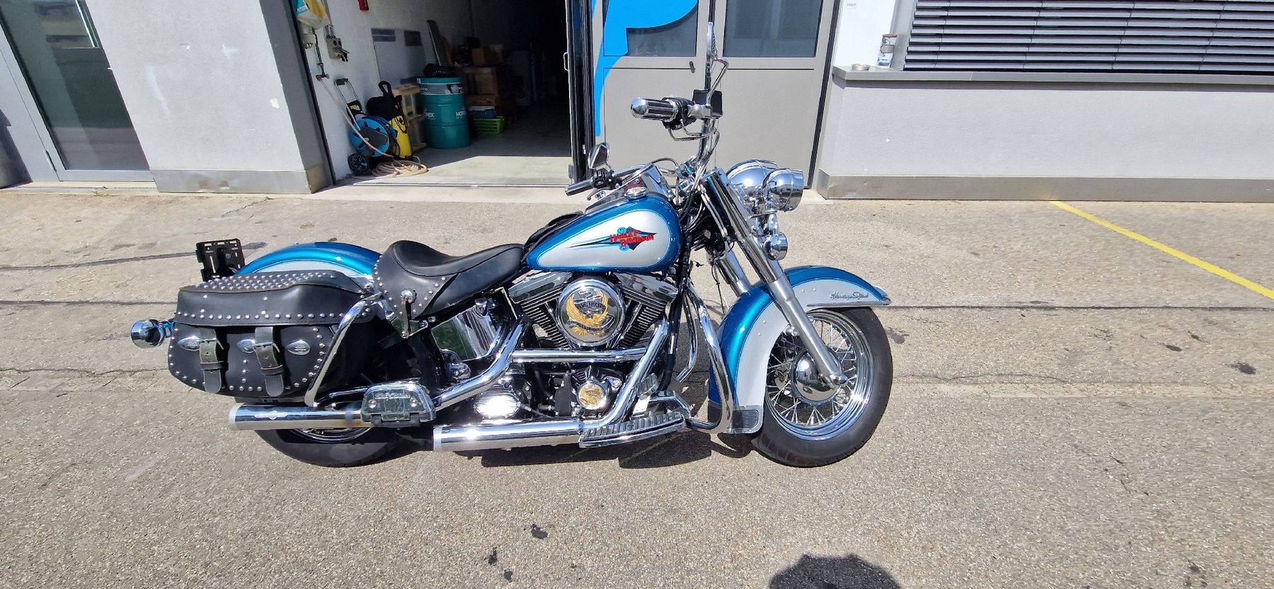 Harley-Davidson Chopper: Harley-Davidson Heritage Softail,  Top Zustand – Usato da Mettmenstetten venduto da Rigg8932 2