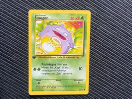 Pokemon Smogon 1. Edition non holo Base Set