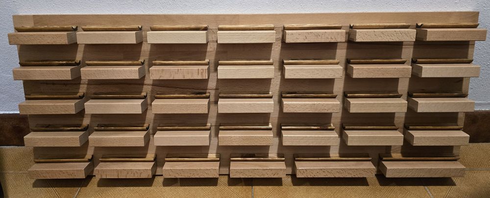 Holz-Grußkartenständer Mit 10 Fächern – Stylisch & Individuell Gestaltbar