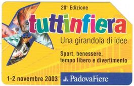 Telefonkarte Italien PF€-204 Tuttinfiera Padova