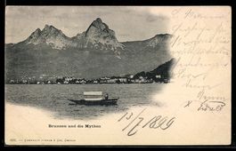 AK Brunnen, Brunnen und die Mythen, 1899