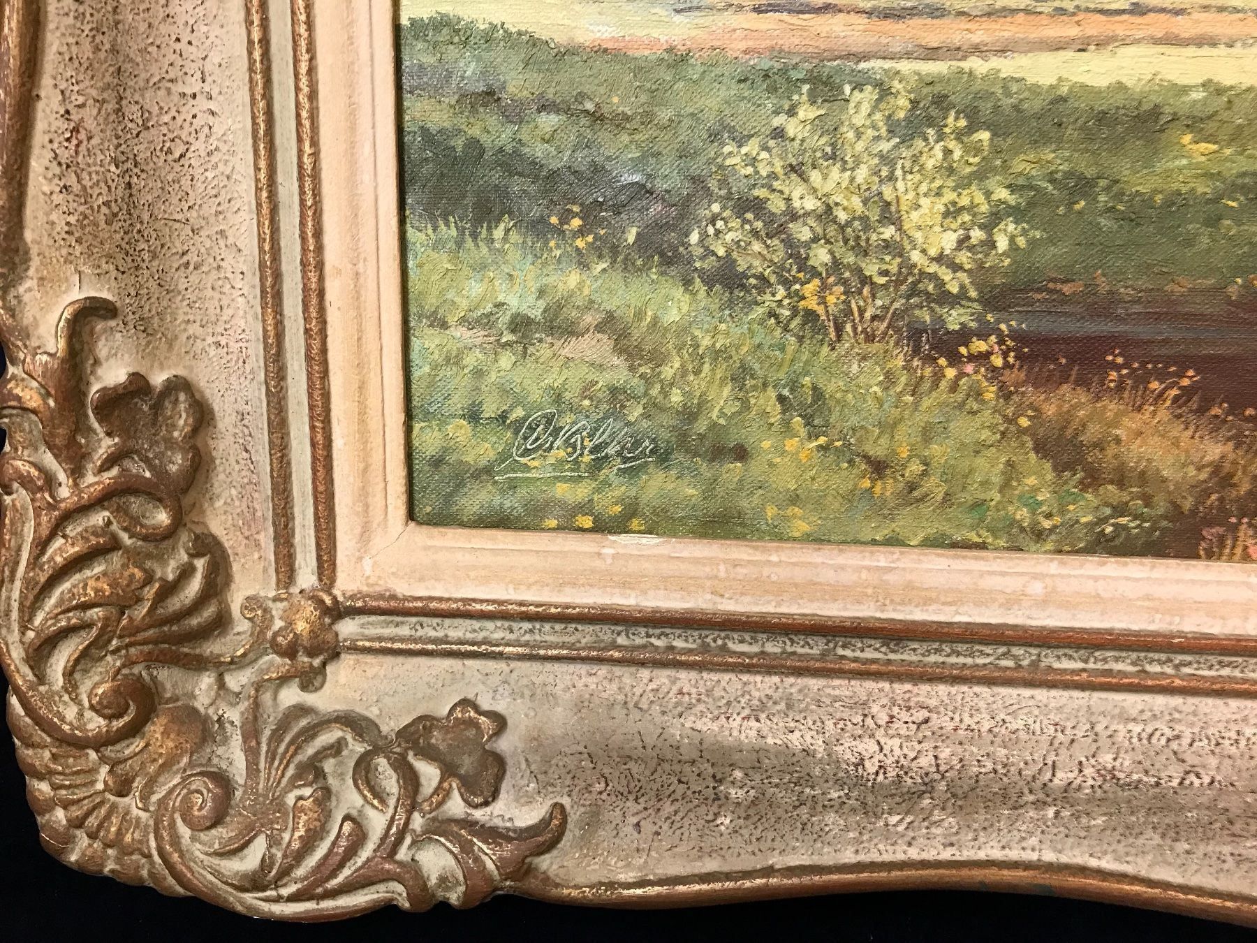Dipinti: C. BEHR ÖL A. Lwd. signiert – Usato da Zürich venduto da Artnuvo 7