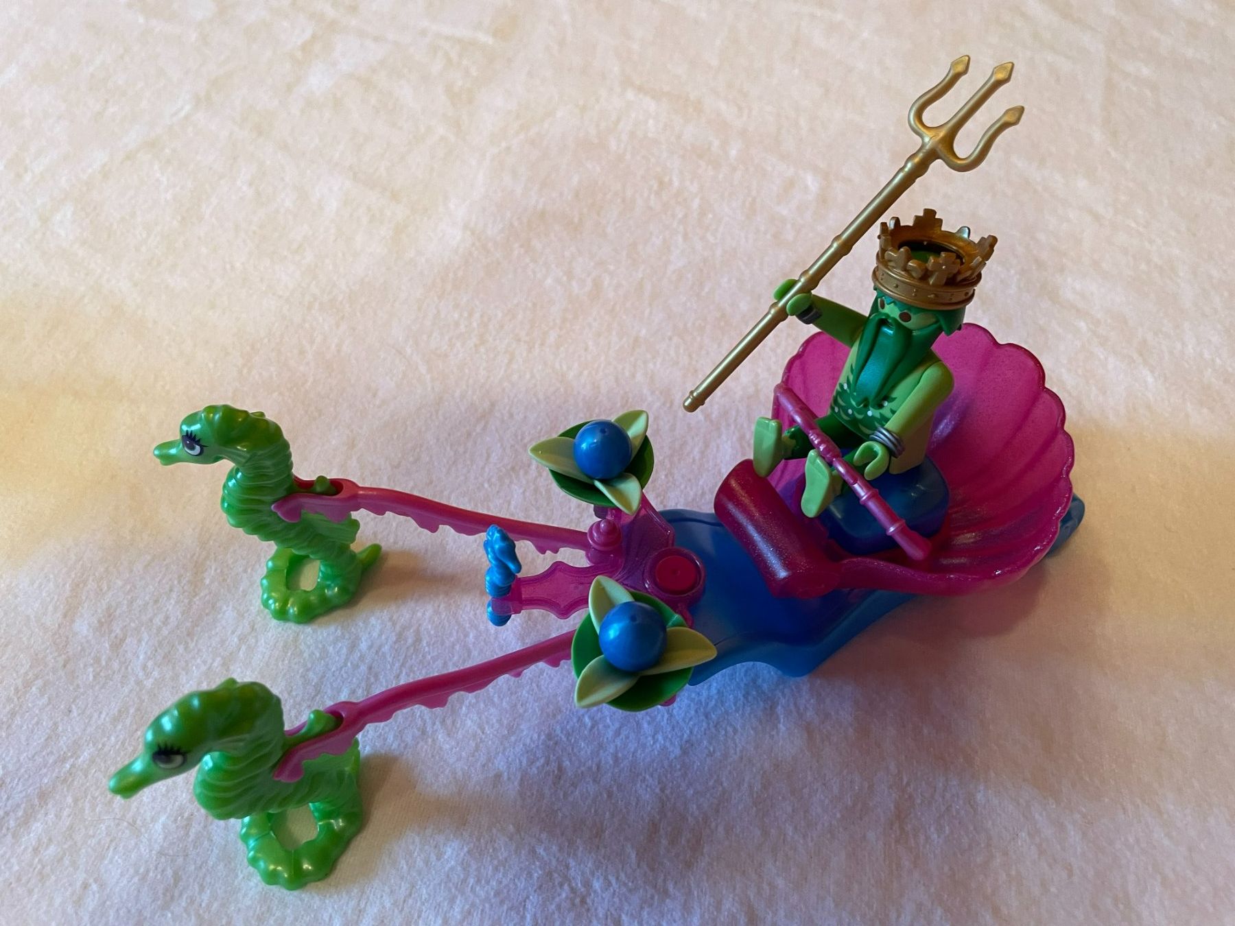 Playmobil Giocattoli: Playmobil Meereskönig-Kutsche mit Seepferdchen – Usato da Widnau venduto da Fundgrube54 1