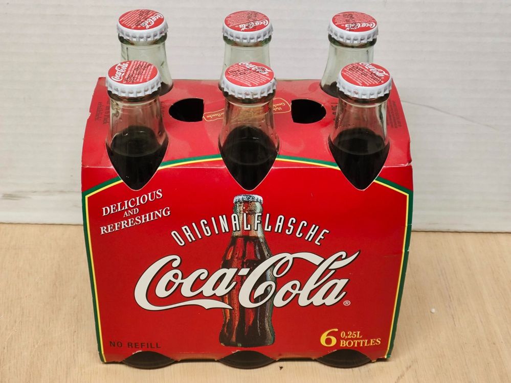 Coca-Cola 6-Pack Flaschen - Relief, Österreich Juni 2002 | Kaufen auf ...