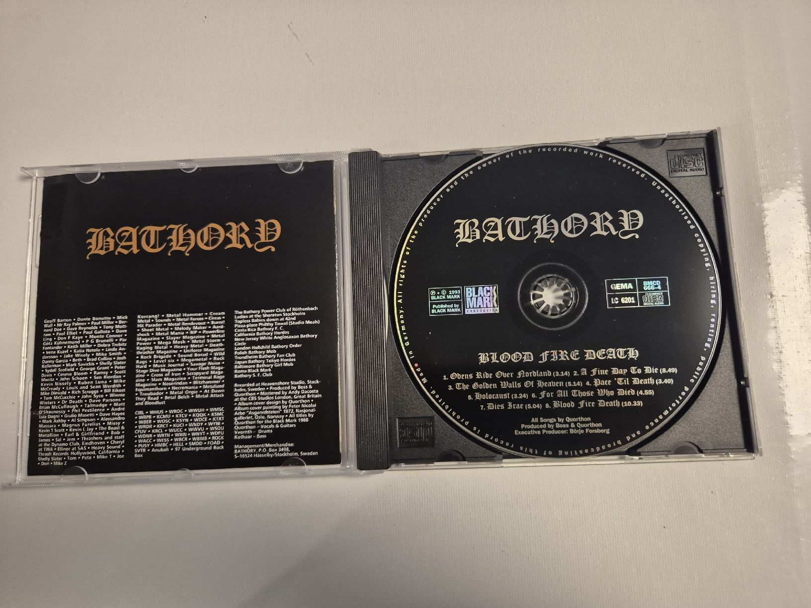 CDs: Bathory -  Blood Fire Death - CD – Neu (gemäss Beschreibung) aus Uster von newwave0 2