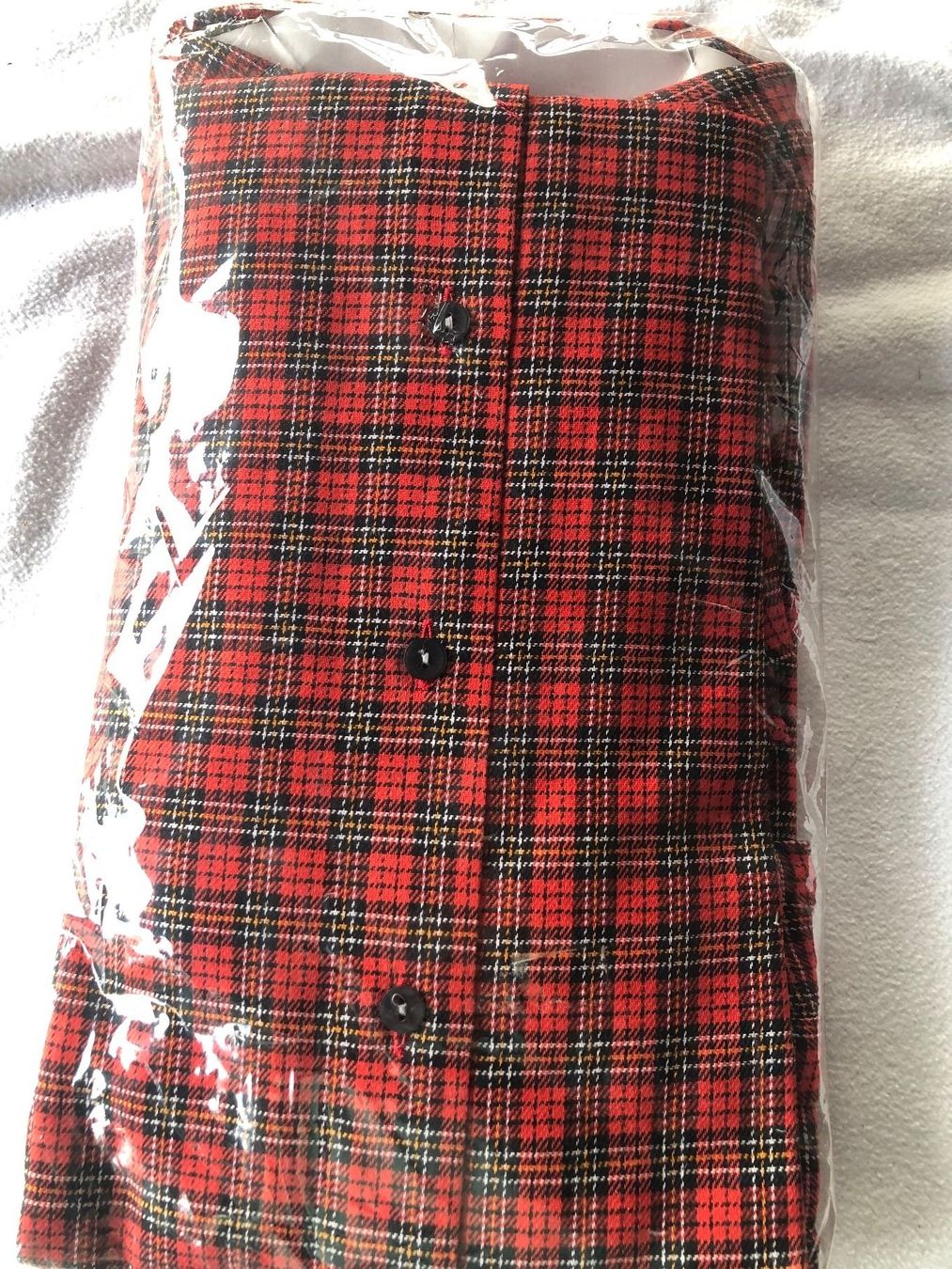 Camicie: Herrenhemd Gr. 40, kariert, rot/schwarz 40 – Usato da Schübelbach venduto da Dolly990_2 2