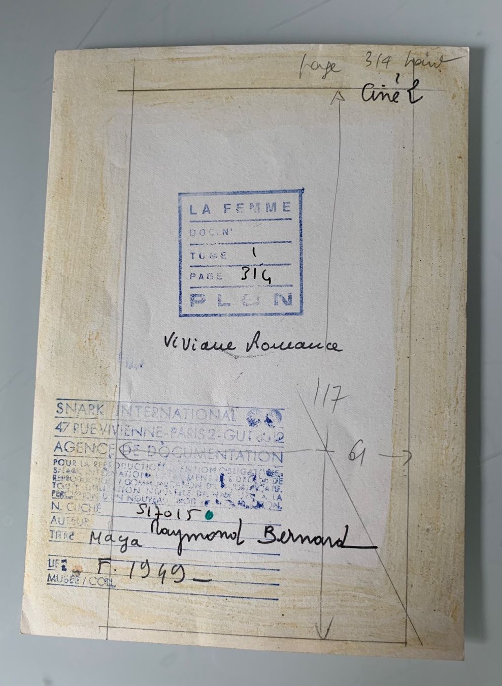 Posters & Illustrations: Foto 1949 Viviane Romance in Maya – D'occasion à Bern par Artbrokerswitzerland 1
