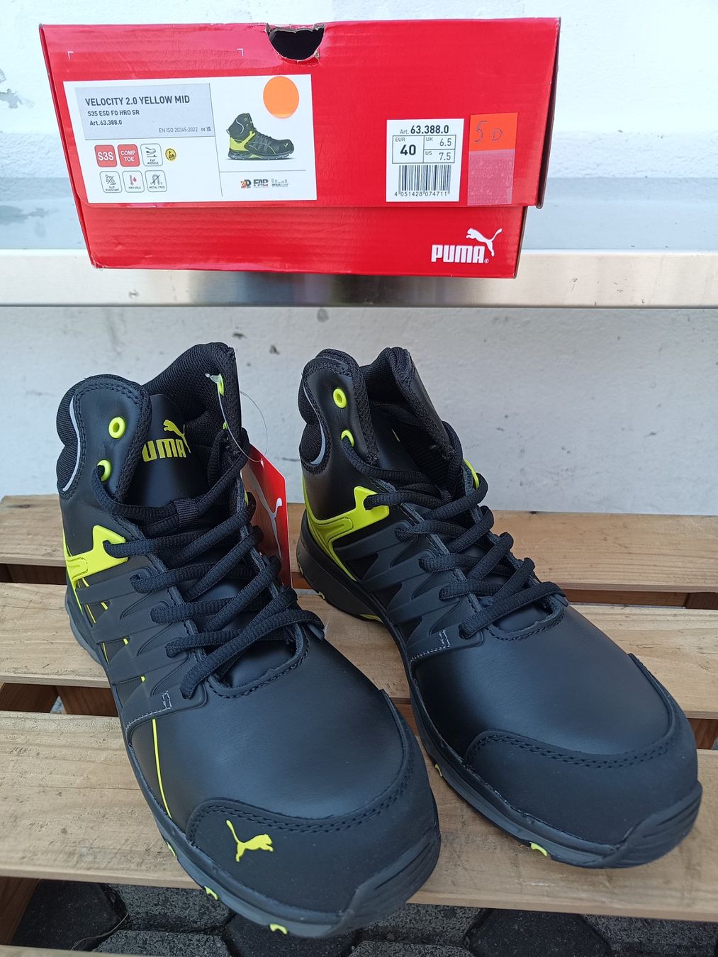 Puma Scarpe da uomo: Puma Sicherheitsschuhe S3S 40 – Nuovo e nell'imballaggio originale da Oberegg venduto da A-Z.Handel.Loehrer 1