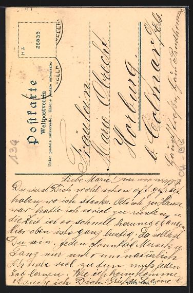Cartoline postali: Bachthalen, Blick auf den Ort mit Hang – Usato da Berlin venduto da bartko-reher 1