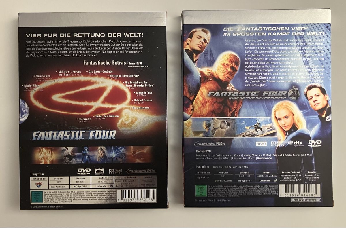 Tutti i DVDs: Fantastic Four DVD’s Collection: Premium Edition Marvel – Usato da Zürich venduto da Kue_Zuerich 1