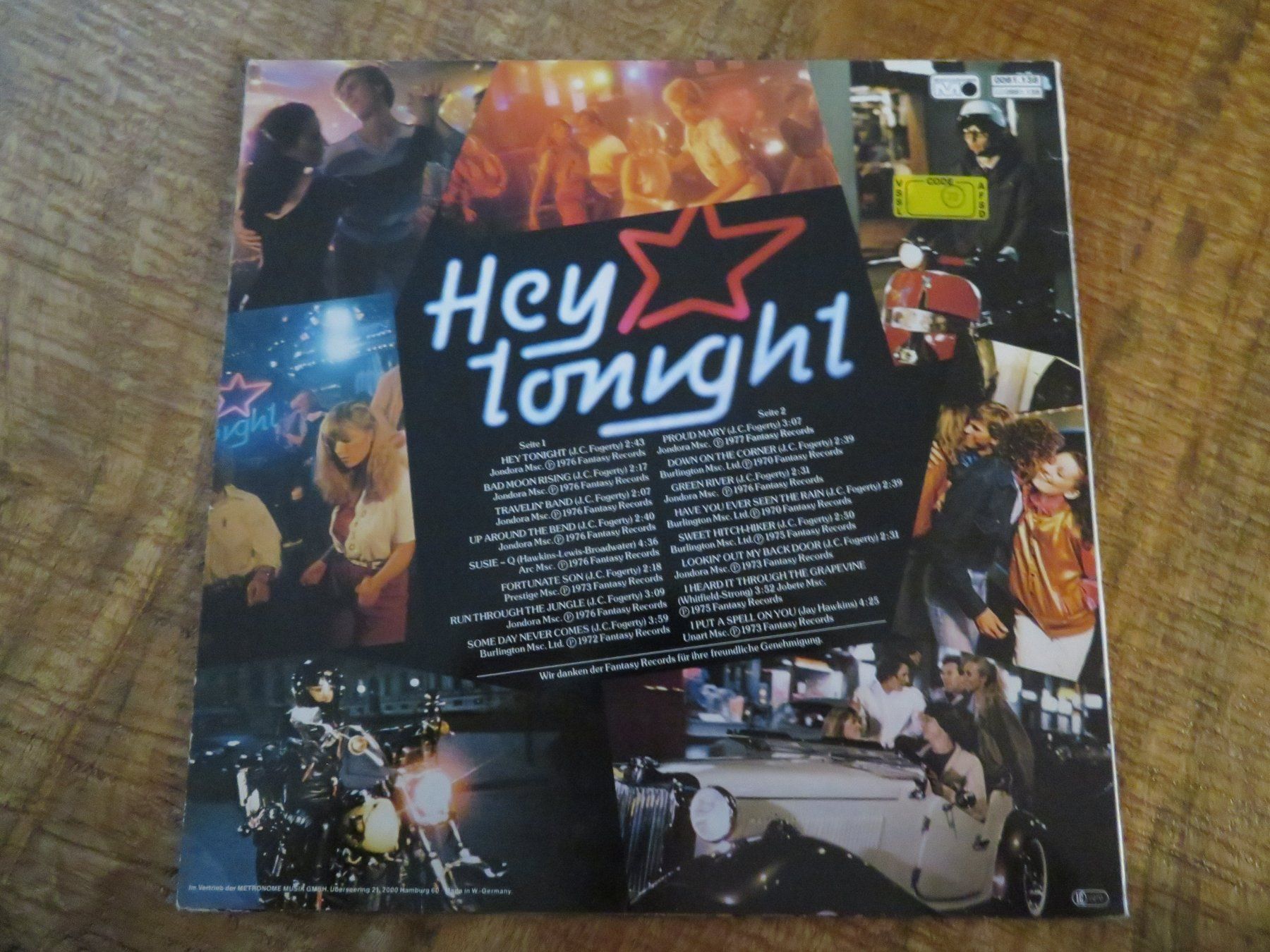 Dischi in vinile: CREEDENCE CLEAWATER RIVIVAL HEY TONIGHT – Nuovo (secondo la descrizione) da Zürich venduto da max_cp5f 1