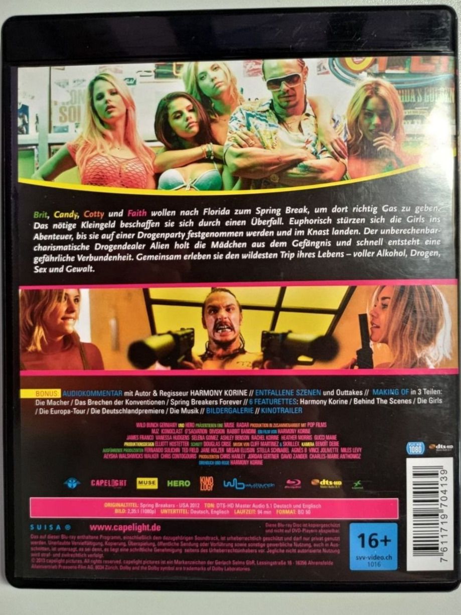 Tutti i DVDs: Spring Breakers   (Deutsch & English)                ©'2013 – Usato da St. Gallen venduto da elk2020 2