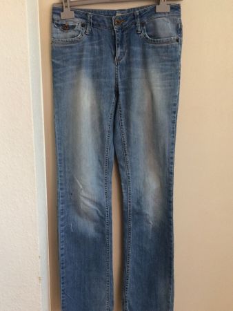 TOPSHOP moto jeans CH34, t.b. état