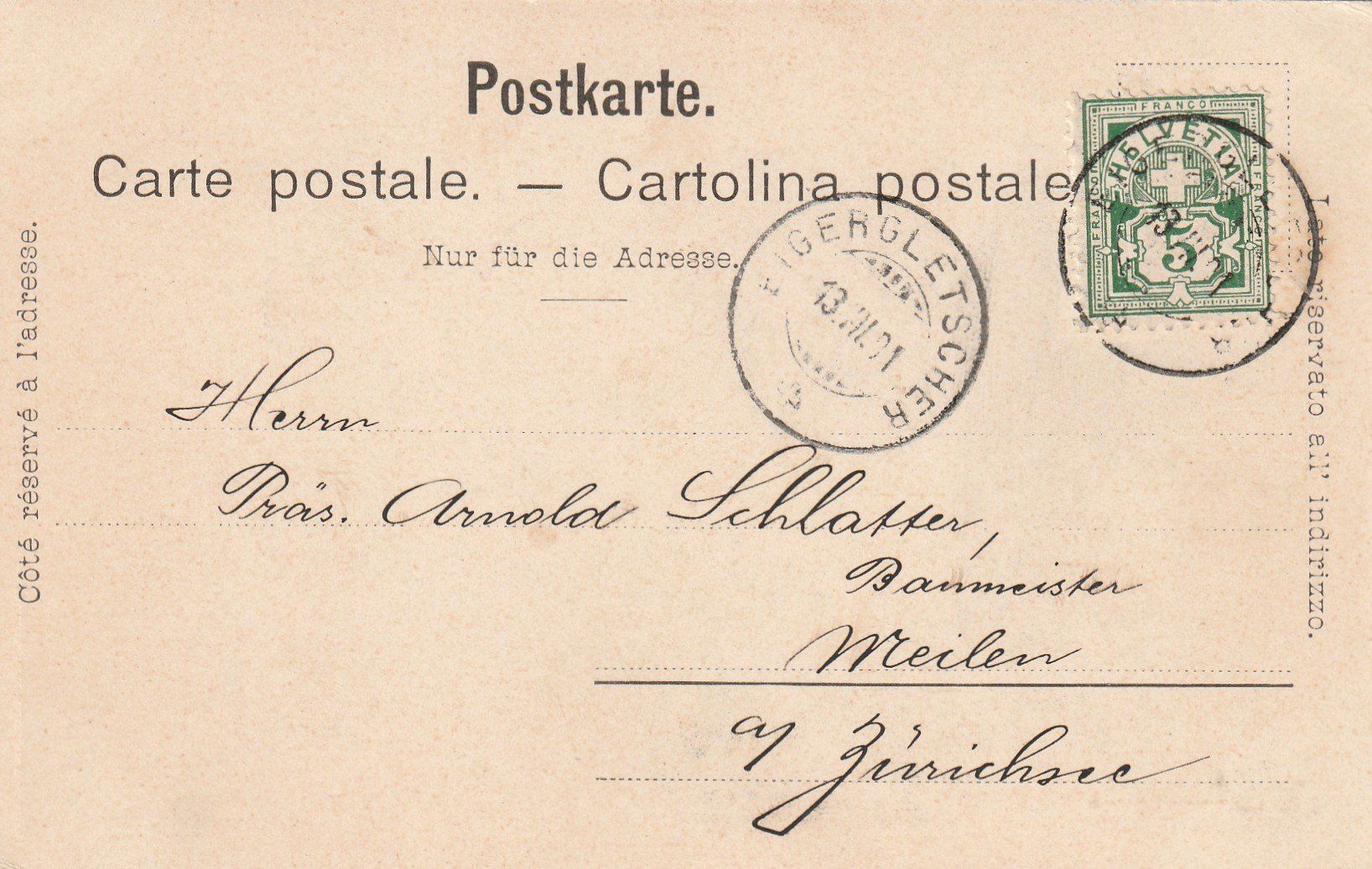 Cartoline postali: Restaurant Eigergletscher – Usato da Rorschacherberg venduto da fratovi2 1