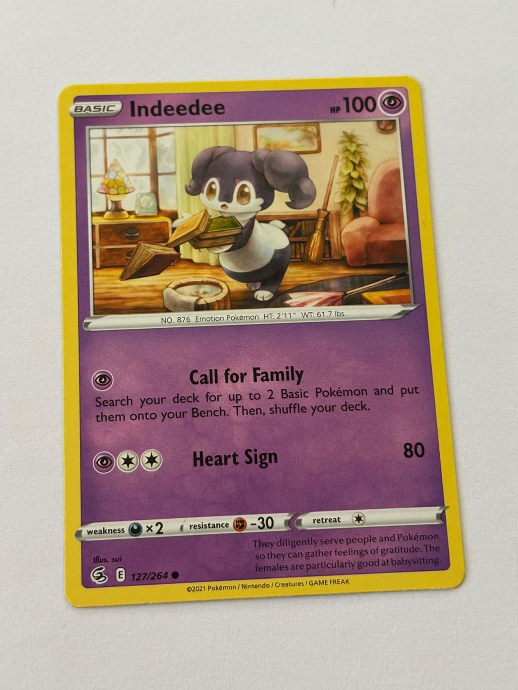 Pokémon Carte collezionabili: Indeedee 127/264 – Usato da Herisau venduto da Seyashop_2