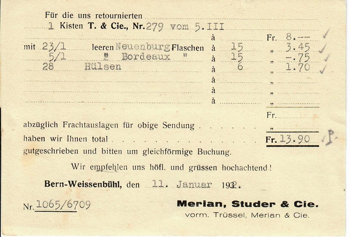 Tutti i francobolli: PK, Merian, Studer  Bern - Rolle 1932 – Usato da Hochdorf venduto da Ziegel-16 1