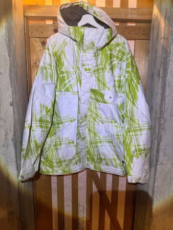 Weisse/Grüne Winterjacke von Naketano, Grösse L