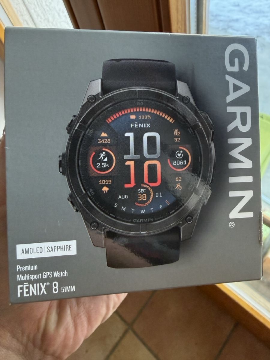 Fenix Smartwatch: Garmin Fenix 8 51mm Amoled Sapphire – Gebraucht aus Grindelwald von KobzoLobzo