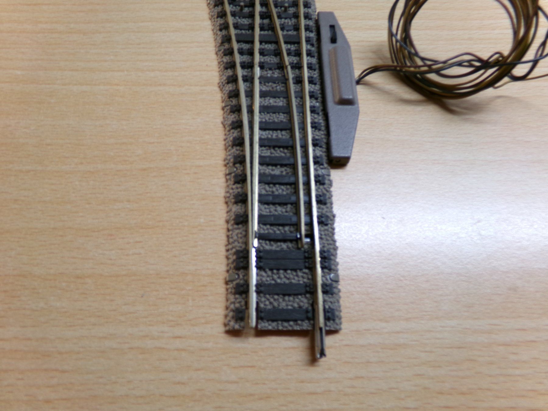 Fleischmann H0 Profigleis Weiche links 6140 mit Antrieb ohne (Gebraucht ...