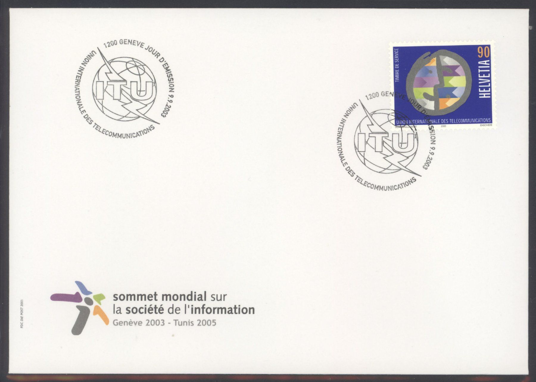 Tutti i francobolli: 2003, FDC, Die Informarionsgesellschaft – Usato da Willisau venduto da Vollstempel