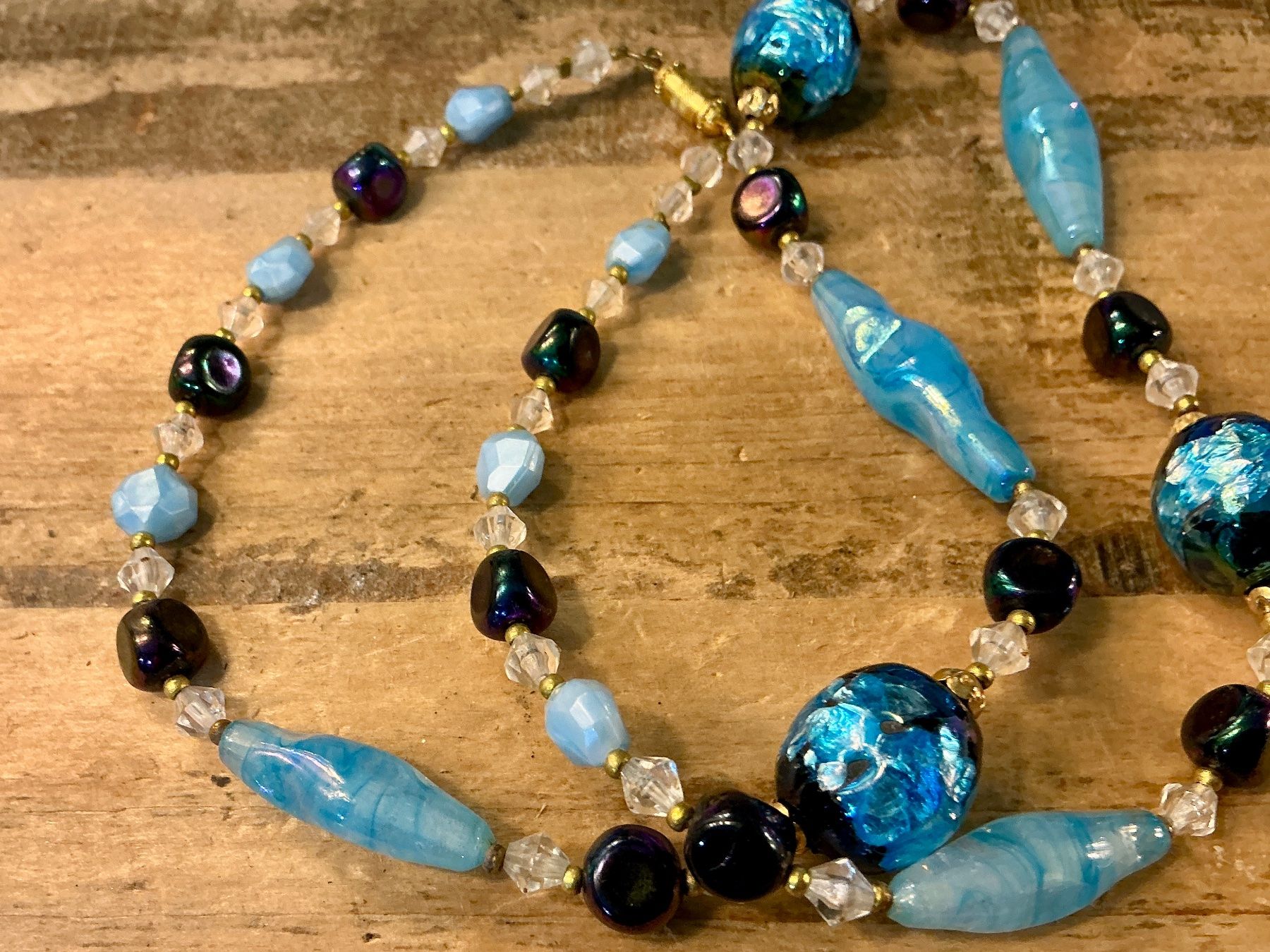 Gablonzer Ketten: ART DECO COLLIER MIT GABLONZER STRASSSTEINE UM 1930, TOP – Gebraucht aus Biglen von Limarkt 5