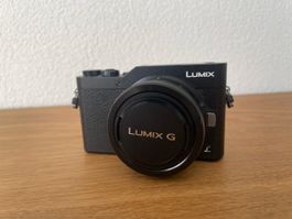 Panasonic Lumix DC-GX800K Kamera mit Objektiv schwarz
