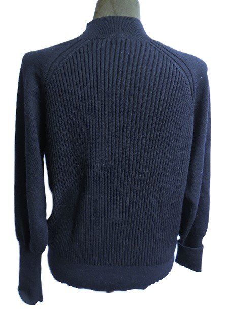Cos Maglioni & Felpe: Gr. 38 navy COS Rippstrick-Wollpullover eher oversize NP185 – Usato da Basel venduto da FRAU.ZAUBER.MOND 1