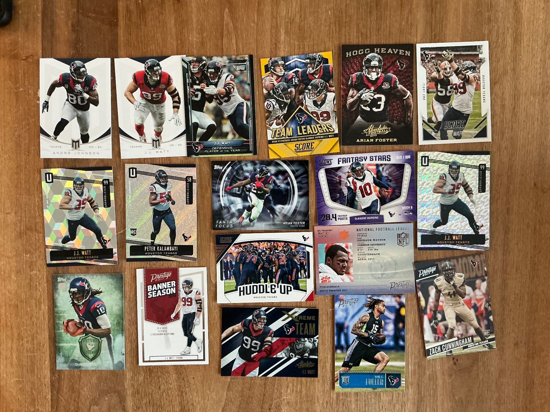 Panini Carte collezionabili: 18 NFL Trading Cards der Houston Texans – Usato da Zürich venduto da Candid85