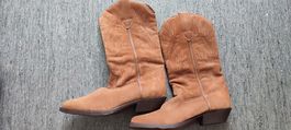 Cowboy Boots Leder Grösse 40 Made in Italy