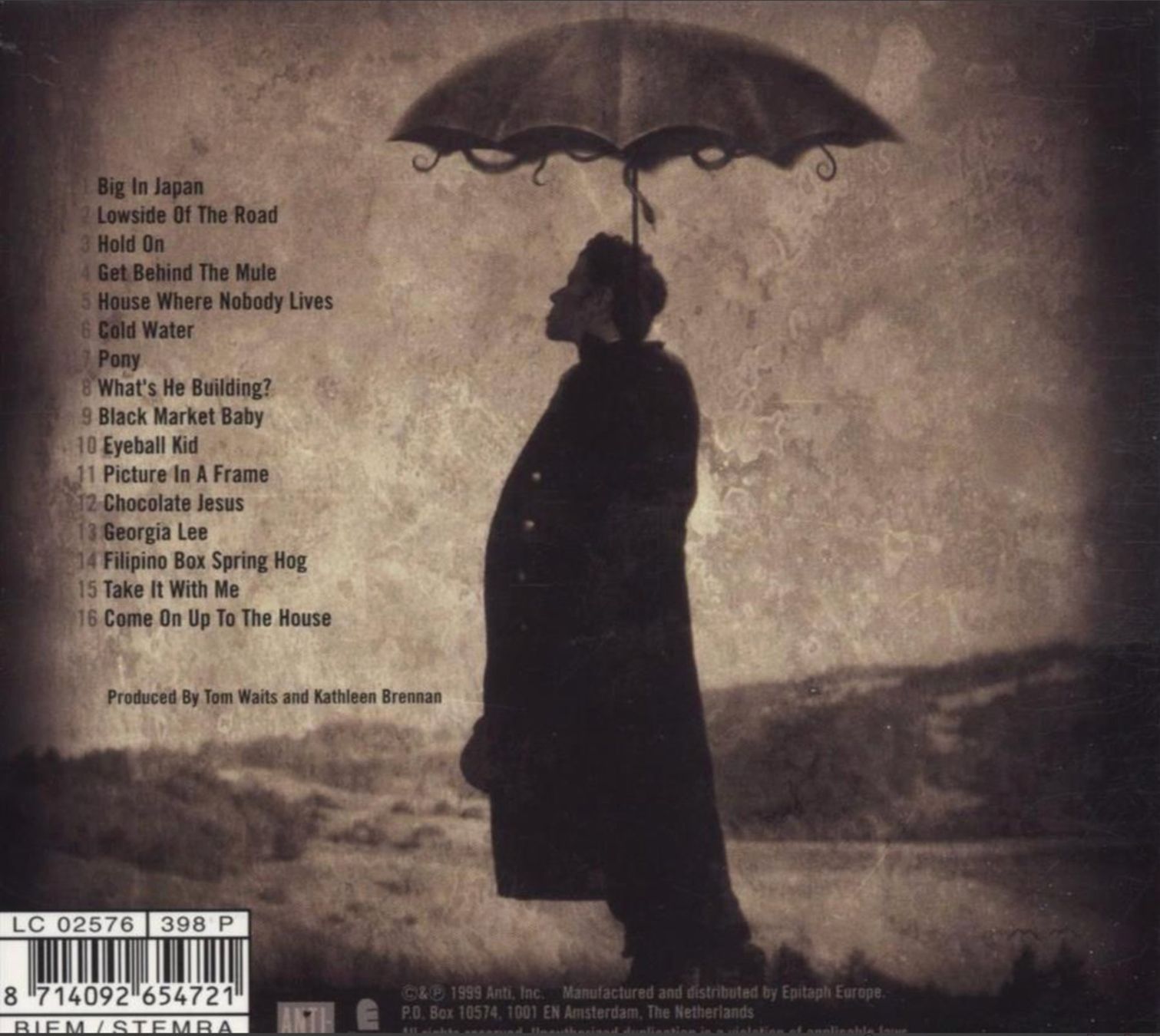 CD: Tom Waits – Mule Variations – Usato da Brunnen venduto da Barfly5 1