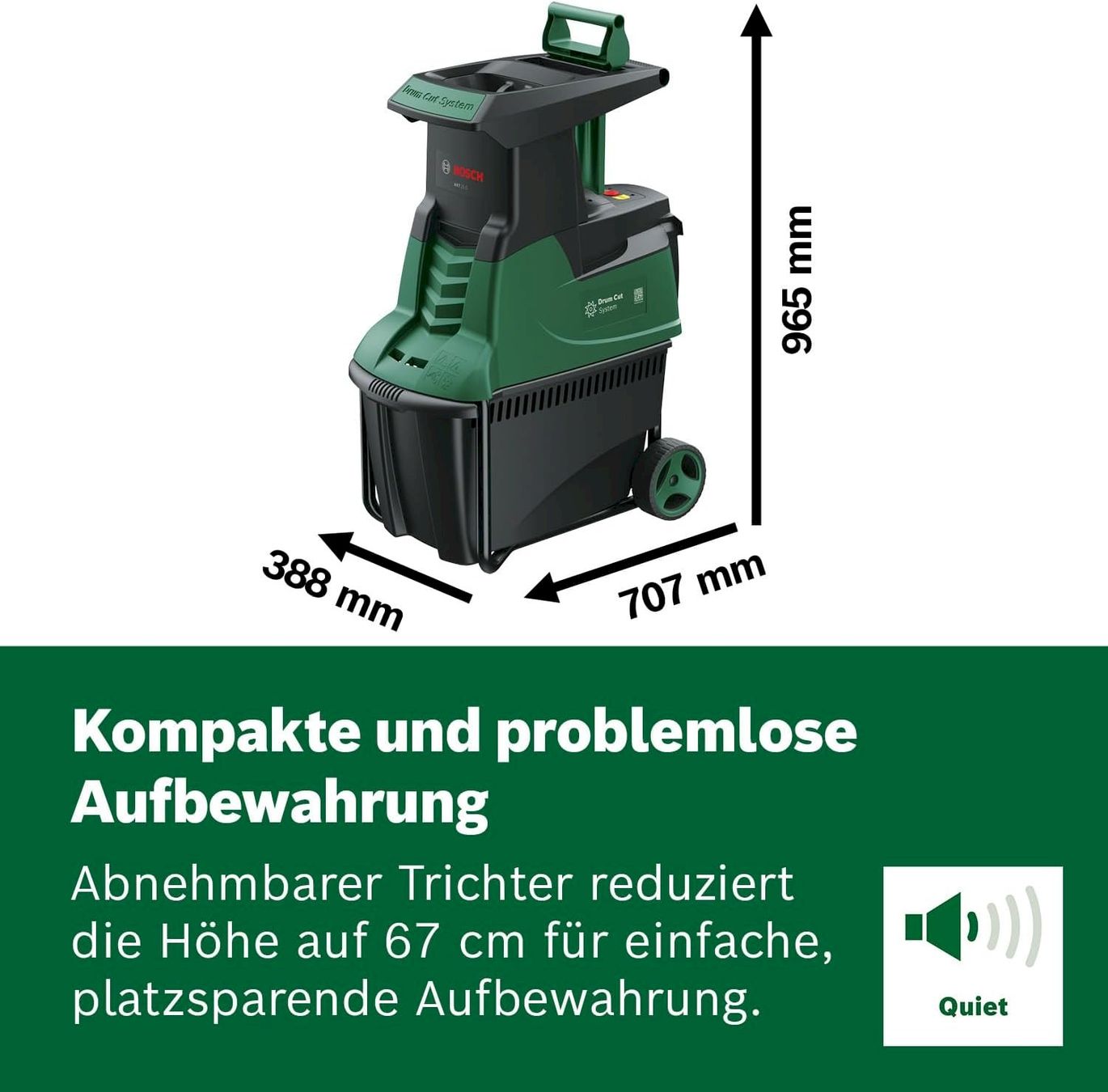 Häcksler: Bosch Leisehäcksler AXT 25 D – Neu und originalverpackt aus Bottighofen von zaap 1