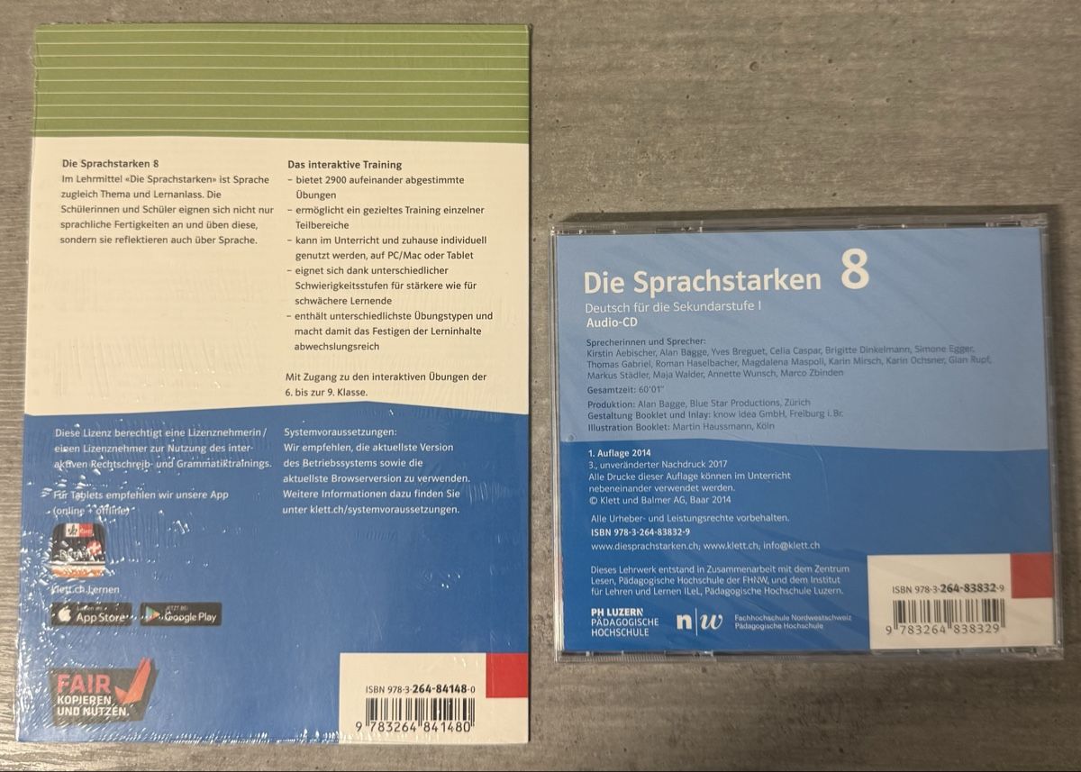 CD: Die Sprachstarken 8 Lernmaterial und Audio-CD neu – Nuovo e nell'imballaggio originale da Bachenbülach venduto da auersandra 1
