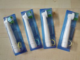 4 Stk ORAL B Bürstenköpfe  rund  NEU für rotierende