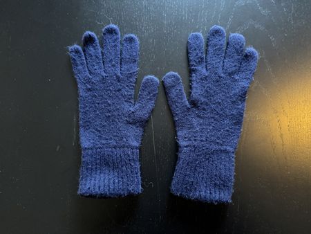 Warme Winterhandschuhe Dunkelblau