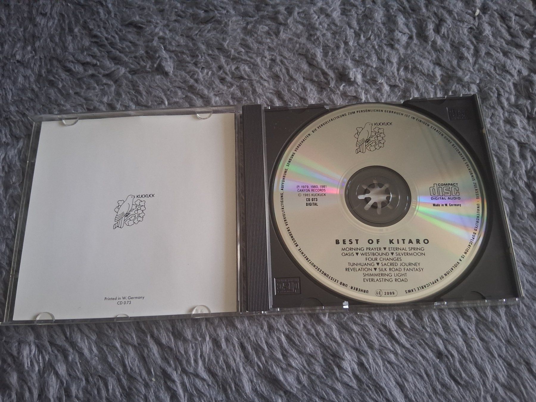 CD: KITARO      BEST OF     CD – Usato da Wetzikon ZH venduto da Ramones01 2