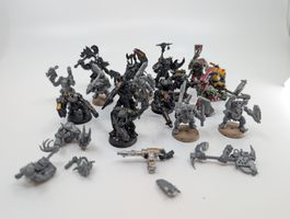 Warhammer 40k - Lot Orks - 16 figurines + canon Stompa