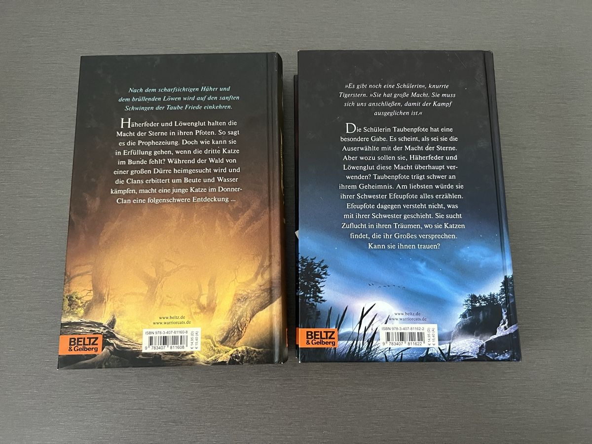 Libri: Warrior Cats - Der vierte Schüler & Fernes Echo – Usato da Malters venduto da sha_8znf 1