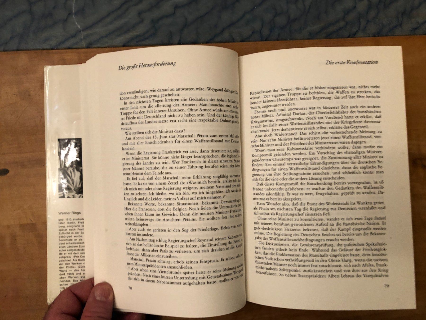 Livres: W. Rings: Kollaboration und Widerstand – D'occasion à Zürich par allp 5